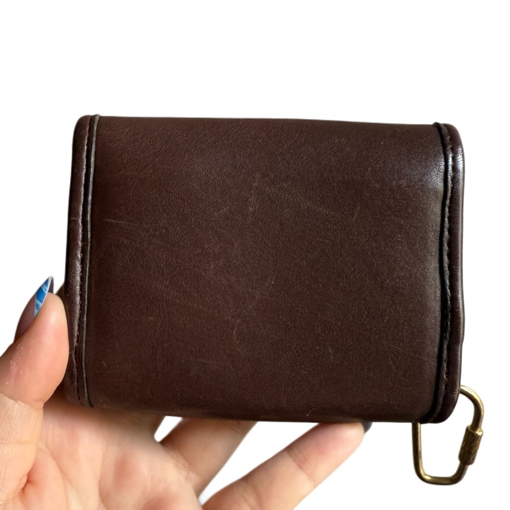 ON HOLD DO NOT BUY Vintage Brown Leather Authentic Coach Hippie Flap Bag - Picture 5 of 10